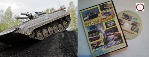 Erlebnis- / Geschenkgutschein Panzerfahrschule BMP-1 & DVD "MT's Panzerfahren"