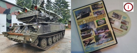 Erlebnis- / Geschenkgutschein Panzerfahrschule Raketenkomplex KUB & DVD "MT's Panzerfahren"