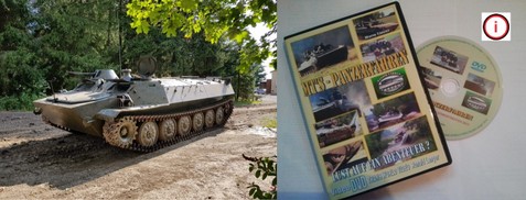 Erlebnis- / Geschenkgutschein Panzerfahrschule MT-LB & DVD "MT's Panzerfahren"