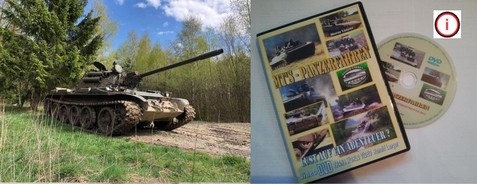 Erlebnis- / Geschenkgutschein Panzerfahrschule T55 & DVD "MT's Panzerfahren"