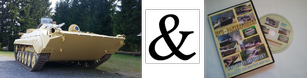 Erlebnis- / Geschenkgutschein Panzerfahrschule BMP-1 OT90 & DVD "MT's Panzerfahren"